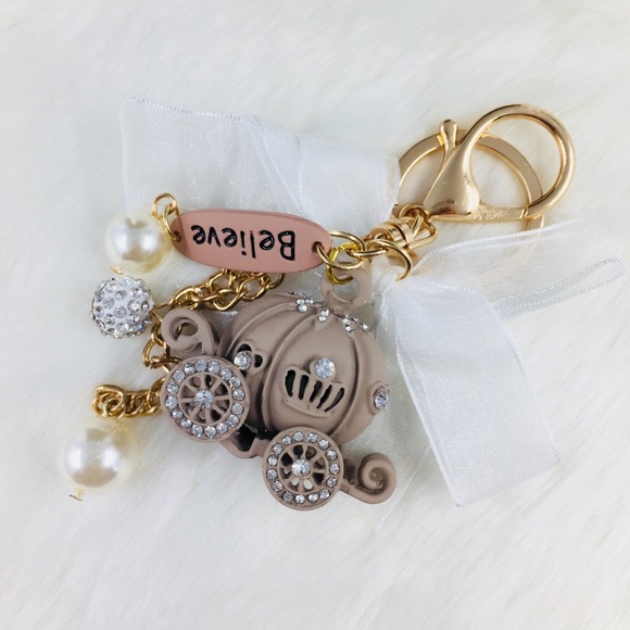 Accessories - Cinderella’s khaki Pumpkin Carriage Keychain
